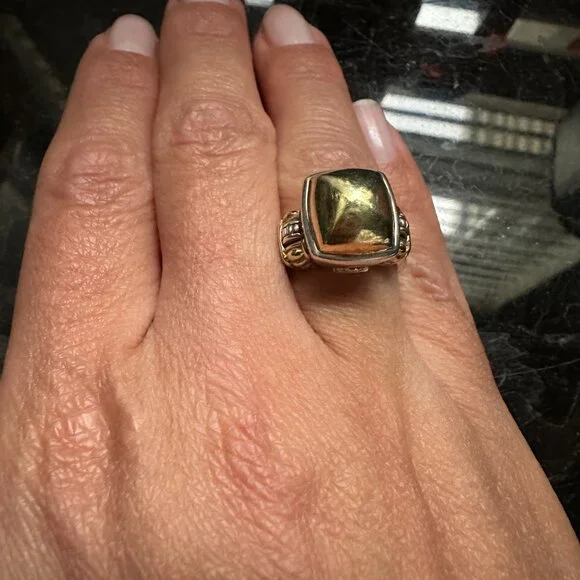 LAGOS Caviar Gold Dome Ring - Picture 4 of 13